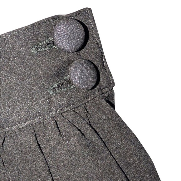 Vintage Laura Ashley black overlay silk midi skirt size 10 Morelle high waisted - Picture 10 of 11